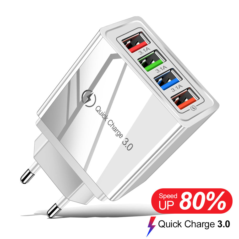 Cargador USB de carga rápida 5V 3A 3,0 de carga rápida