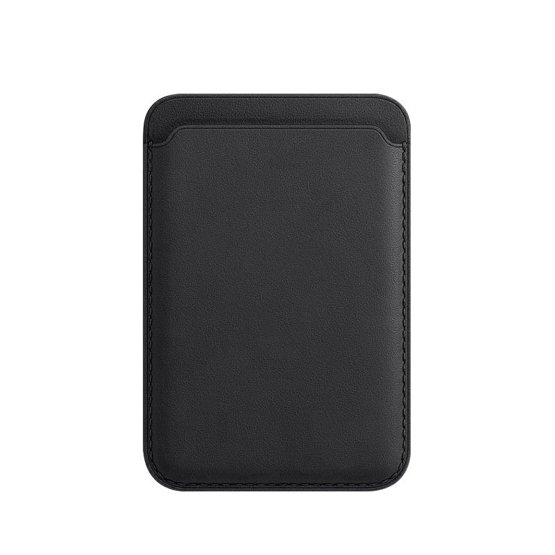 Funda magnética de cuero de lujo para tarjetas Magsafe, funda tipo billetera para teléfono 14 Pro Max 13 12, funda con accesorios de adsorción