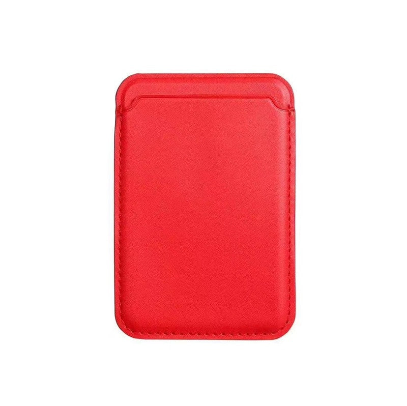 Funda magnética de cuero de lujo para tarjetas Magsafe, funda tipo billetera para teléfono 14 Pro Max 13 12, funda con accesorios de adsorción