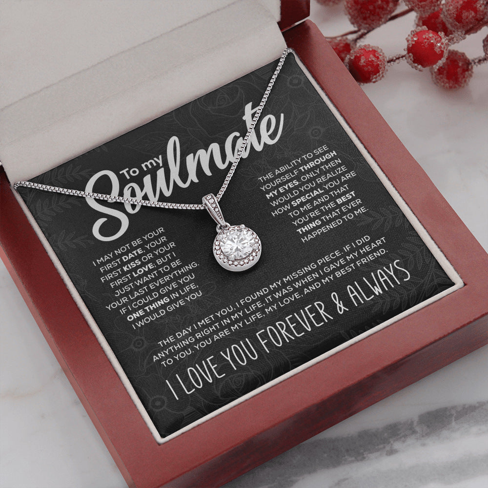 Collar de diamantes en quilates con microengaste redondo
